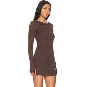 Revolve - Paulie Mini Dress in Hot Fudge